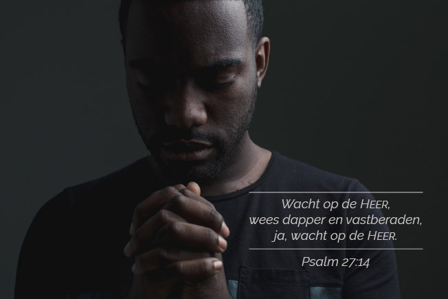 Wacht op de HEER, wees dapper en vastberaden, ja, wacht op de HEER.